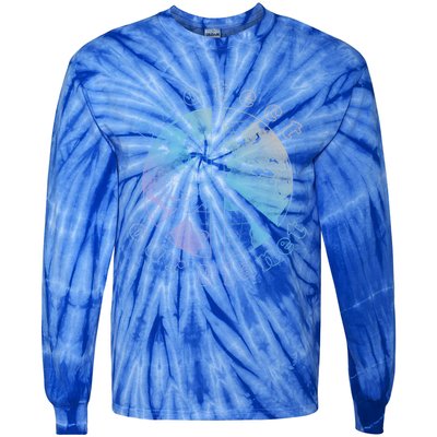 Protect Our Planet Globe Love And Peace Sign Cool Gift Tie-Dye Long Sleeve Shirt