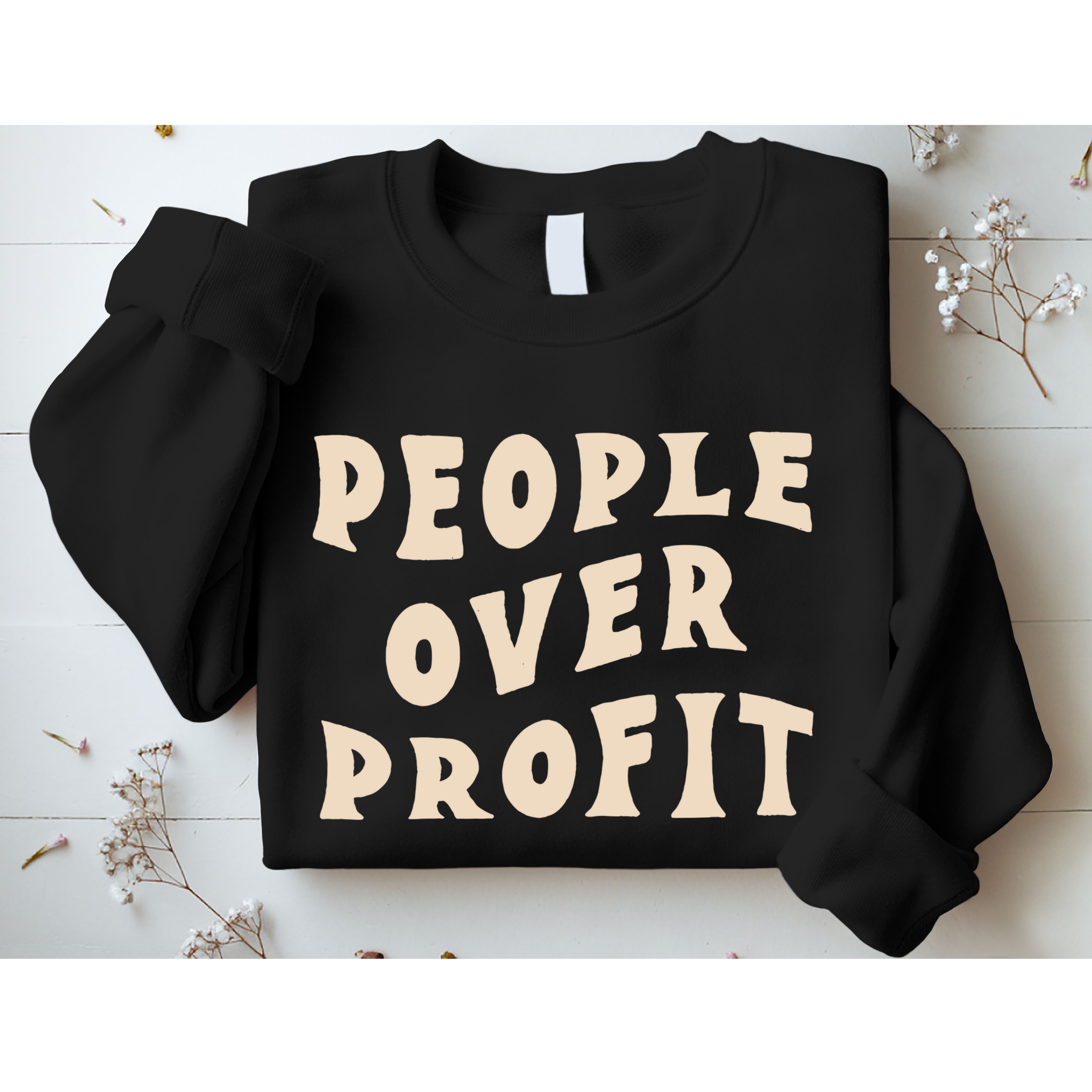 People Over Profit  Anticapitalism Sweatshirt