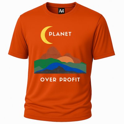 Planet Over Profit Ap Earth Original Gift Cooling Performance Crew T-Shirt