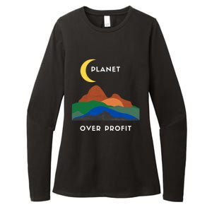 Planet Over Profit Ap Earth Original Gift Womens CVC Long Sleeve Shirt