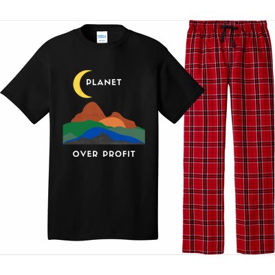 Planet Over Profit Ap Earth Original Gift Pajama Set