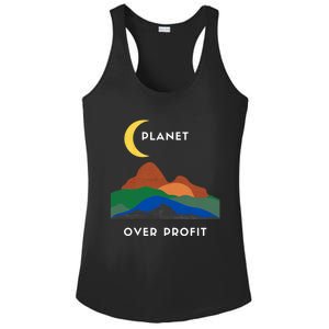 Planet Over Profit Ap Earth Original Gift Ladies PosiCharge Competitor Racerback Tank