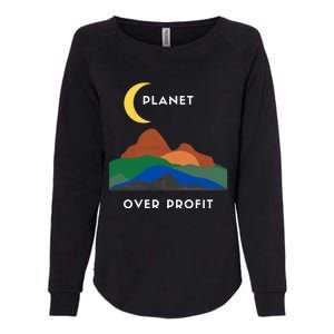 Planet Over Profit Ap Earth Original Gift Womens California Wash Sweatshirt