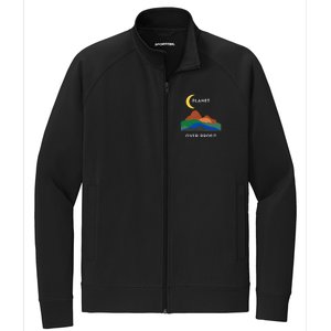 Planet Over Profit Ap Earth Original Gift Stretch Full-Zip Cadet Jacket