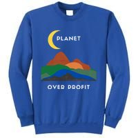 Planet Over Profit Ap Earth Original Gift Sweatshirt