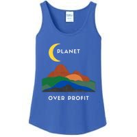 Planet Over Profit Ap Earth Original Gift Ladies Essential Tank