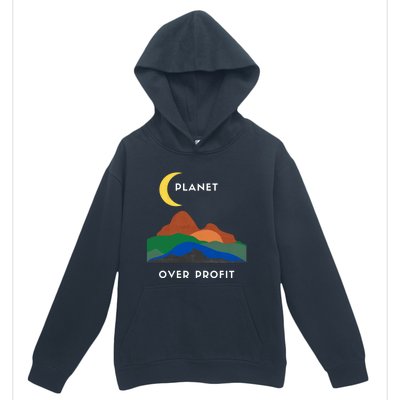 Planet Over Profit Ap Earth Original Gift Urban Pullover Hoodie