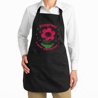 Progress Over Perfection Flower Apron