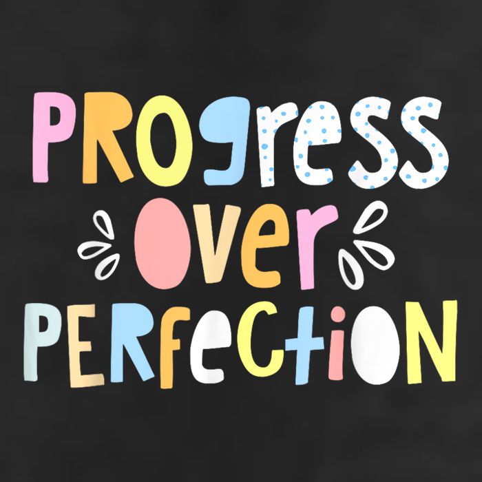Progress Over Perfection Motivational Teacher Back To School 11oz C Handle Ceramic Mug