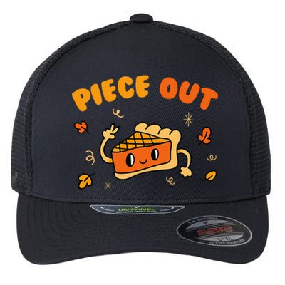 Piece Out Pie Slice Thanksgiving Dinner Favorite Food Flexfit Unipanel Trucker Cap