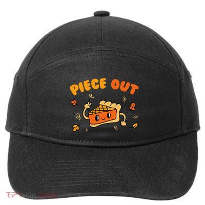 Piece Out Pie Slice Thanksgiving Dinner Favorite Food 7-Panel Snapback Hat
