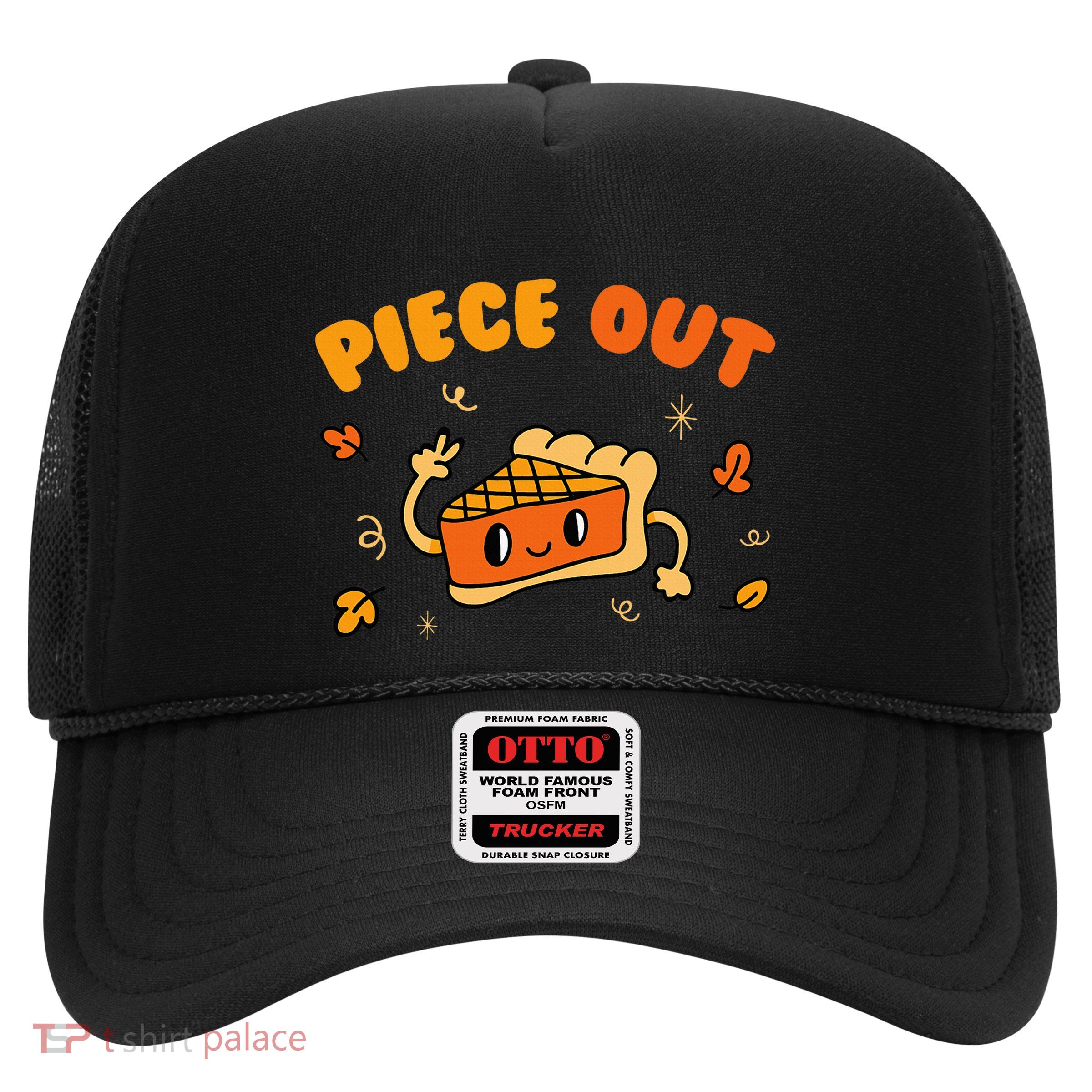 Piece Out Pie Slice Thanksgiving Dinner Favorite Food Trucker Hat
