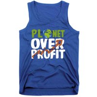 Planet Over Profit Climate Activist Change Sustainable Great Gift Tank Top