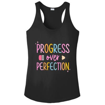 Progress Over Perfection Ladies PosiCharge Competitor Racerback Tank