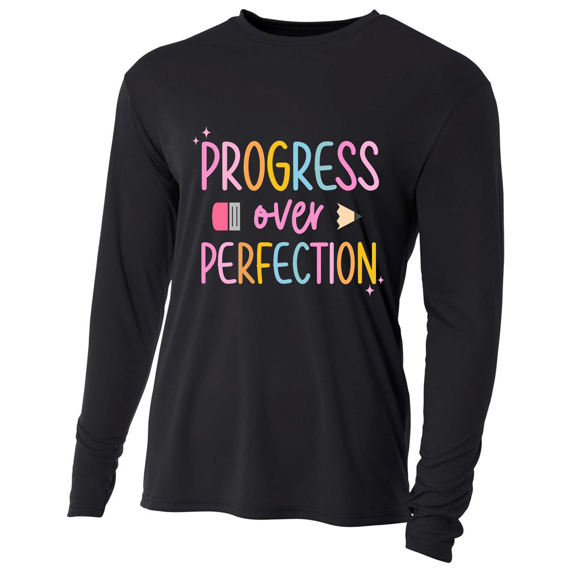 Progress Over Perfection Cooling Performance Long Sleeve Crew