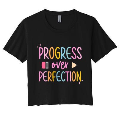 Progress Over Perfection Crop Top