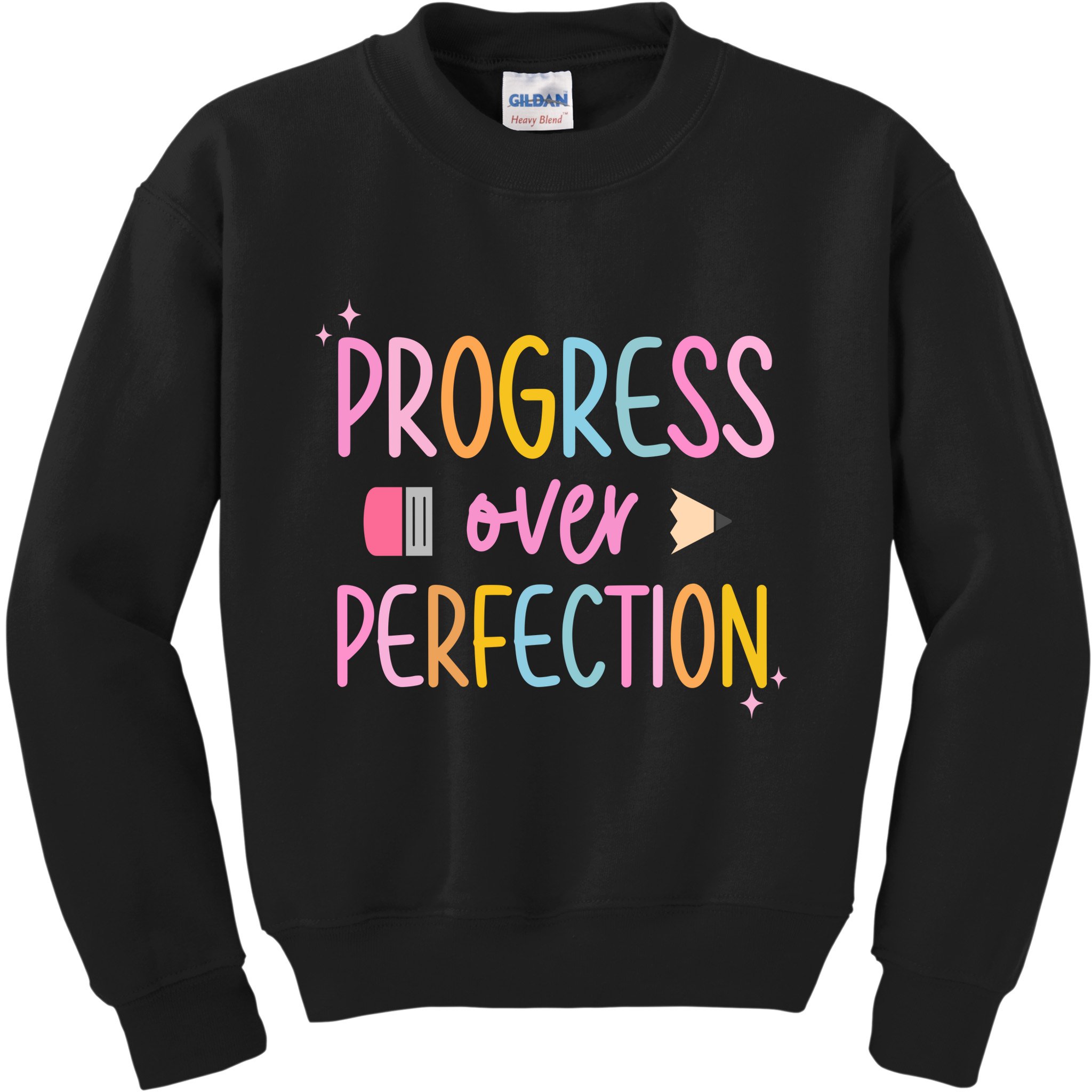 Progress Over Perfection Kids Sweatshirt