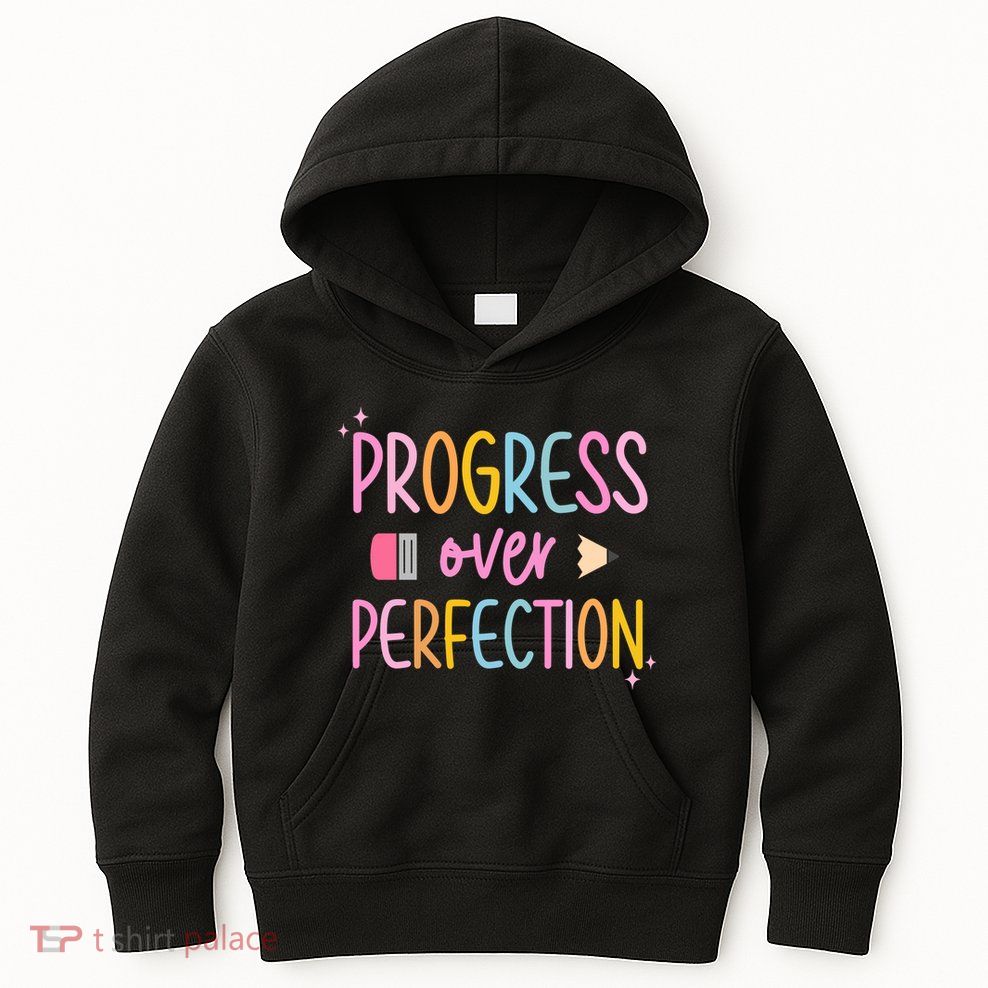 Progress Over Perfection Kids Hoodie
