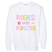 Progress Over Perfection Garment-Dyed Sweatshirt