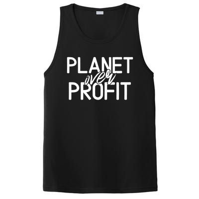 Planet Over Profit Earth Day Environtalism Vintage Gift PosiCharge Competitor Tank