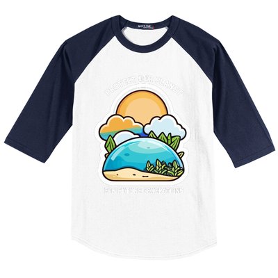 Protect Our Planet For Future Generations Baseball Sleeve Shirt