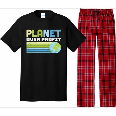 Planet Over Profit Ecofriendly Earth Day Gift Pajama Set