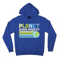 Planet Over Profit Ecofriendly Earth Day Gift Hoodie