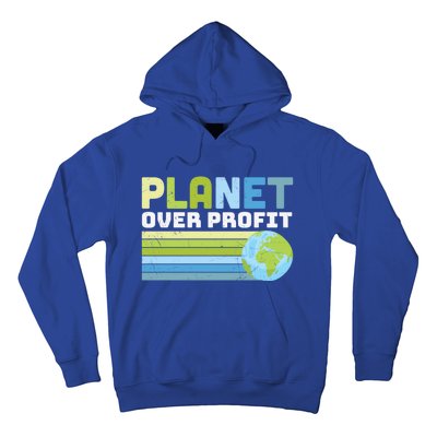 Planet Over Profit Ecofriendly Earth Day Gift Hoodie