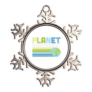 Planet Over Profit Ecofriendly Earth Day Gift Metallic Star Ornament