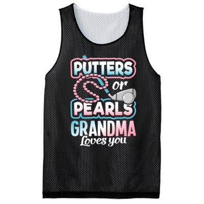 Putters Or Pearls Gender Reveal Grandma Baby Party Supplies Mesh Reversible Basketball Jersey Tank