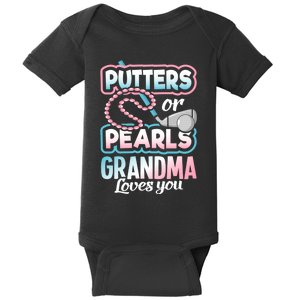 Putters Or Pearls Gender Reveal Grandma Baby Party Supplies Baby Bodysuit