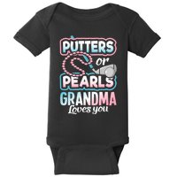 Putters Or Pearls Gender Reveal Grandma Baby Party Supplies Baby Bodysuit