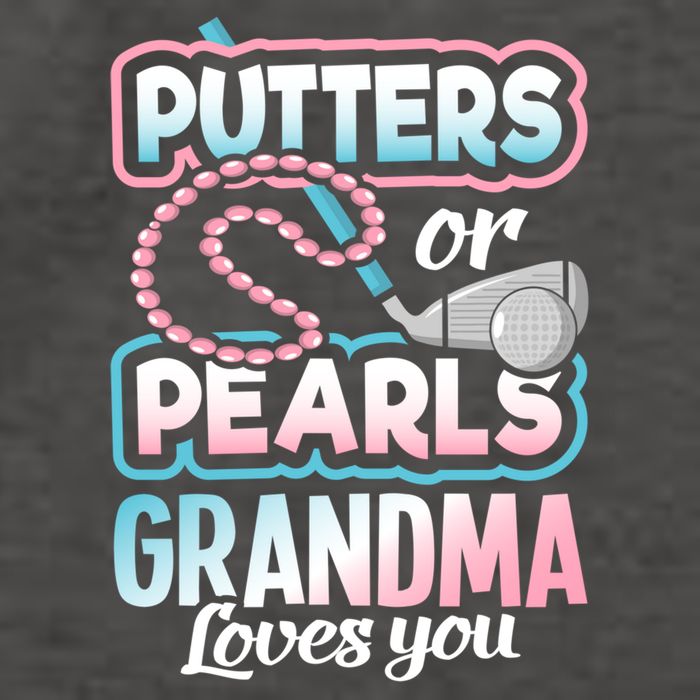 Putters Or Pearls Gender Reveal Grandma Baby Party Supplies Vector Backpack