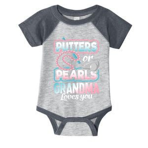 Putters Or Pearls Gender Reveal Grandma Baby Party Supplies Infant Baby Jersey Bodysuit