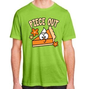 Piece Out Pumpkin Pie Funny Adult ChromaSoft Performance T-Shirt