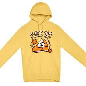 Piece Out Pumpkin Pie Funny Premium Pullover Hoodie