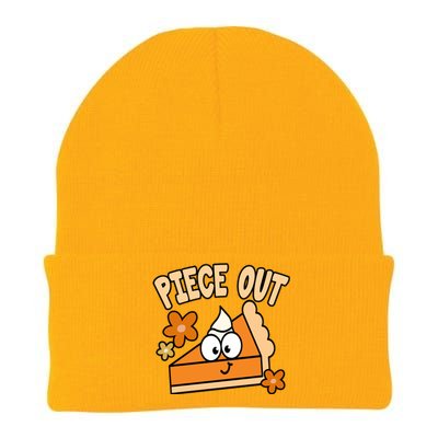 Piece Out Pumpkin Pie Funny Knit Cap Winter Beanie