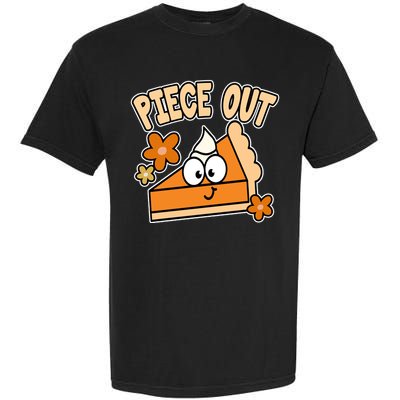 Piece Out Pumpkin Pie Funny Garment-Dyed Heavyweight T-Shirt