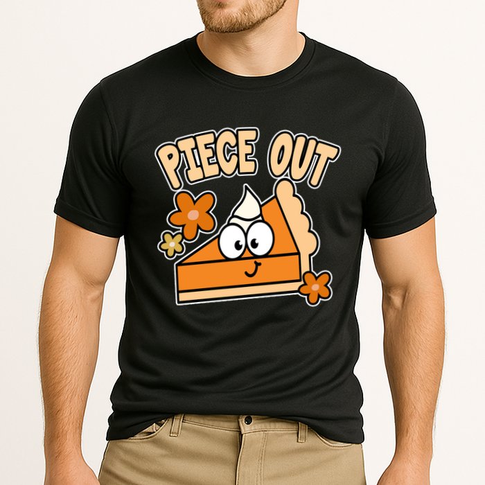 Piece Out Pumpkin Pie Funny Cooling Performance Crew T-Shirt