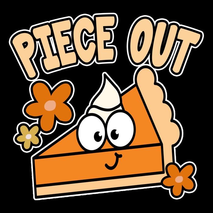 Piece Out Pumpkin Pie Funny 7-Panel Snapback Hat