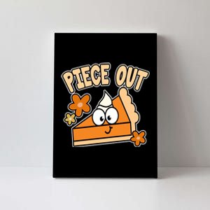 Piece Out Pumpkin Pie Funny Canvas