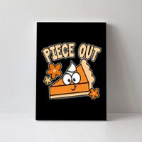 Piece Out Pumpkin Pie Funny Canvas