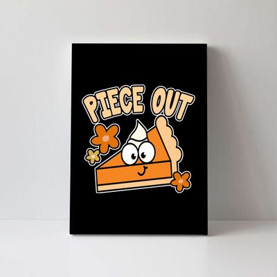 Piece Out Pumpkin Pie Funny Canvas