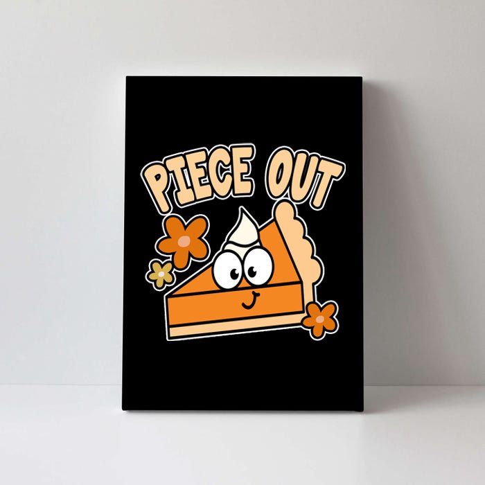 Piece Out Pumpkin Pie Funny Canvas