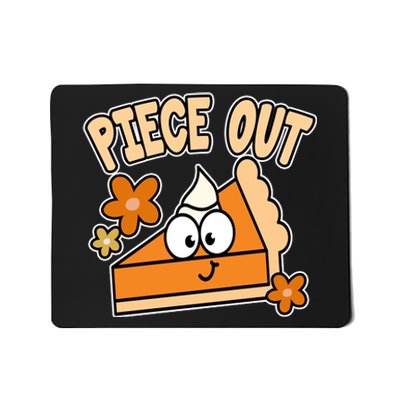 Piece Out Pumpkin Pie Funny Mousepad