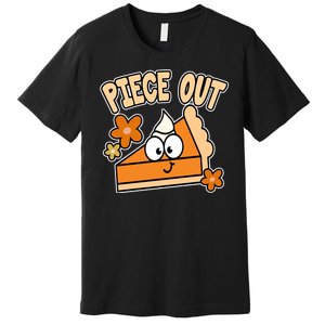 Piece Out Pumpkin Pie Funny Premium T-Shirt