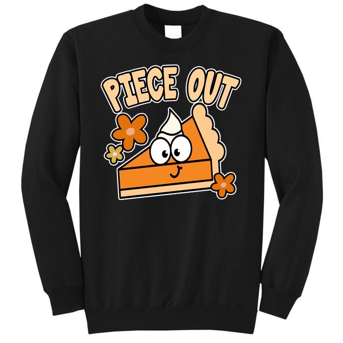 Piece Out Pumpkin Pie Funny Tall Sweatshirt