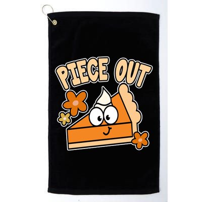 Piece Out Pumpkin Pie Funny Golf Towel