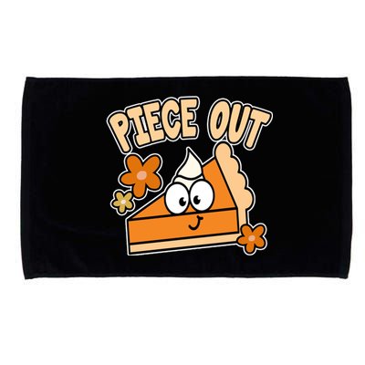 Piece Out Pumpkin Pie Funny Microfiber Hand Towel