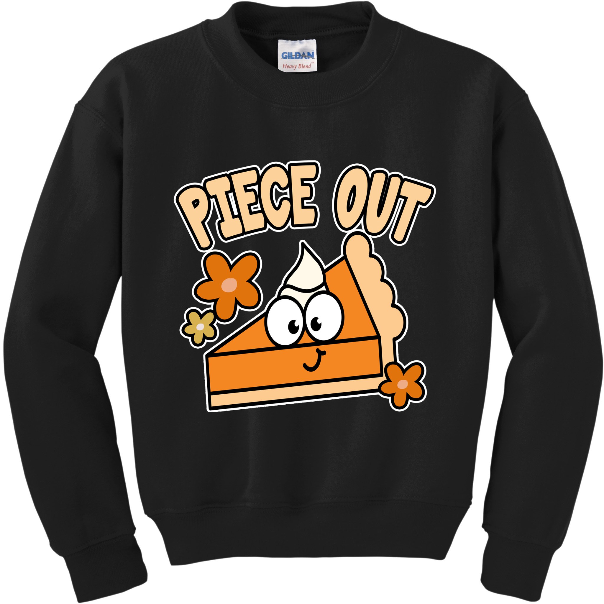 Piece Out Pumpkin Pie Funny Kids Sweatshirt